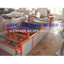 PVC trapezoid tile extrusion machine